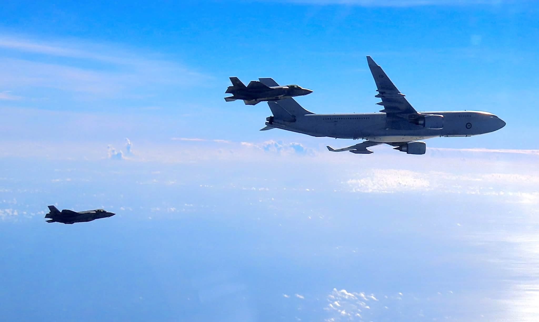 澳大利亚空军（RAAF）与日本空自（JASDF）合练今日肥电军用飞机信息汇 空中