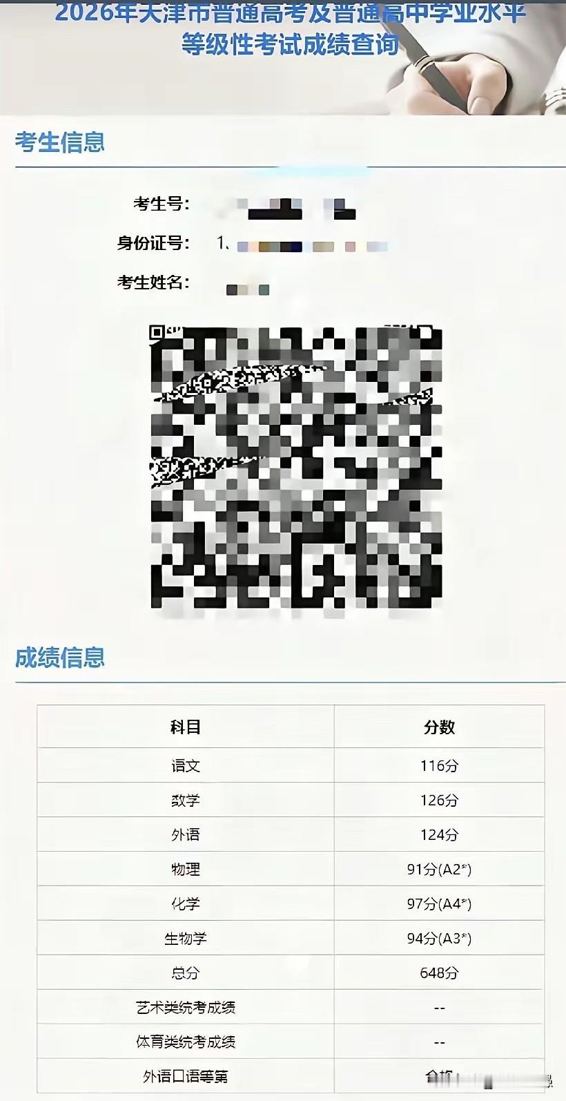 高考陆续出分了，今年卷子难，排名超出预期，天津648两千名左右，可以留在本省的9