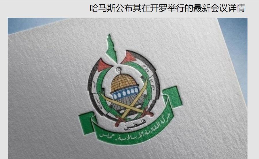 巴勒斯坦“哈马斯”运动领导委员会主席穆罕默德·达尔维什在埃及首都开罗会见了埃及总