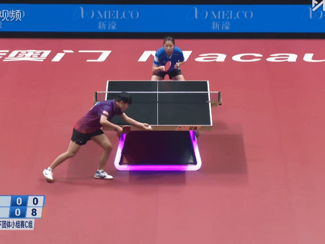 全民聊全运 卓东霖觉得冯婉琦的发球回抛，提出鹰眼挑战👀挑战结果显示抛球角度41