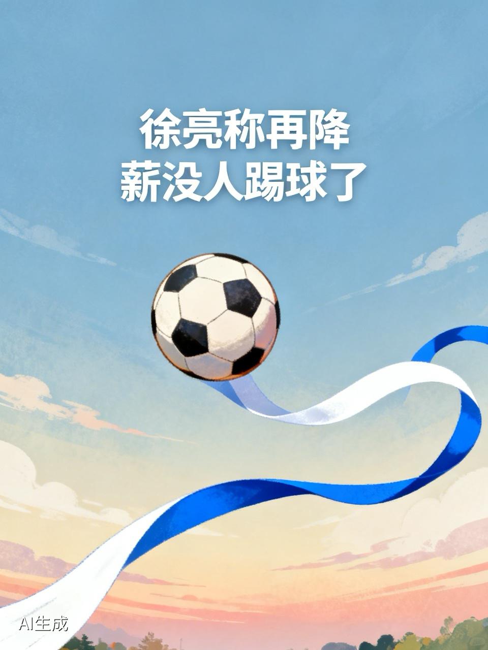 【徐亮称再降薪没人踢球了】

    是不是有点惺惺惜惺惺？前国脚徐亮近日在直播