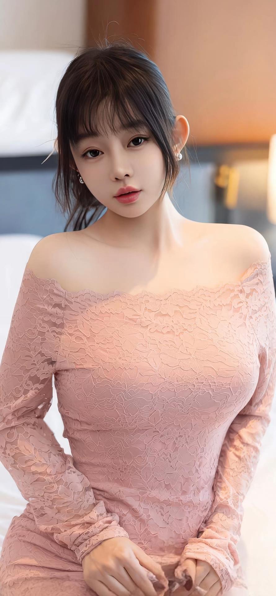 您的眼眸如深潭星河，只需轻轻一瞥便能摄人心魄，那柔顺的发丝垂落肩头，宛如丝绸瀑布