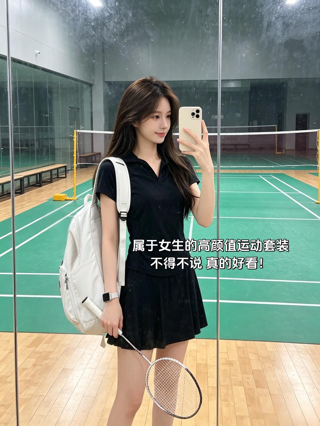 属于女生的高颜值运动套装
不得不说 真的好看！