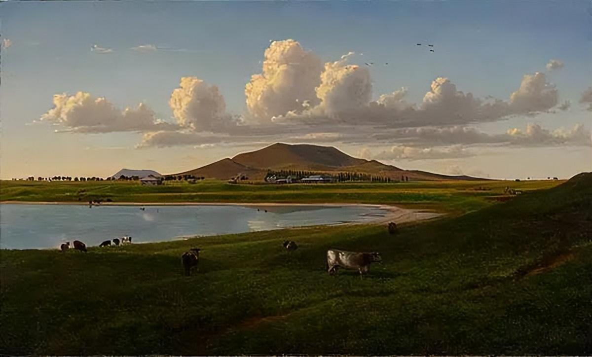 奥地利画家Eugene von Guerard绘画作品欣赏风景遇见艺术油画 ​​