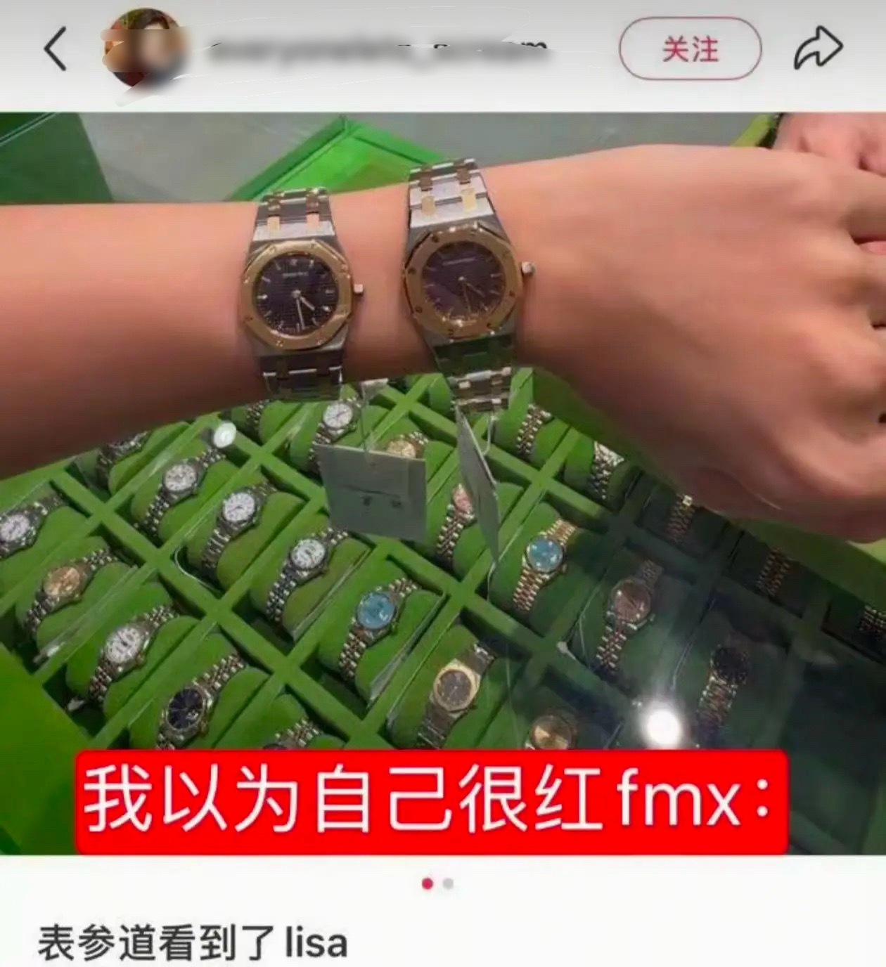 曝Lisa助理检查网友手机网友在日本表店正常选购商品，只是拍手表付款，被Lisa