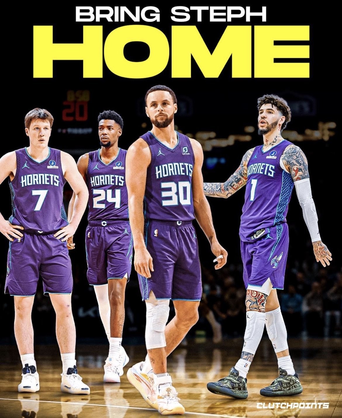 2022年的时候库里就说过如果不为勇士效力他愿意为黄蜂出战黄蜂最近又退役了老库里