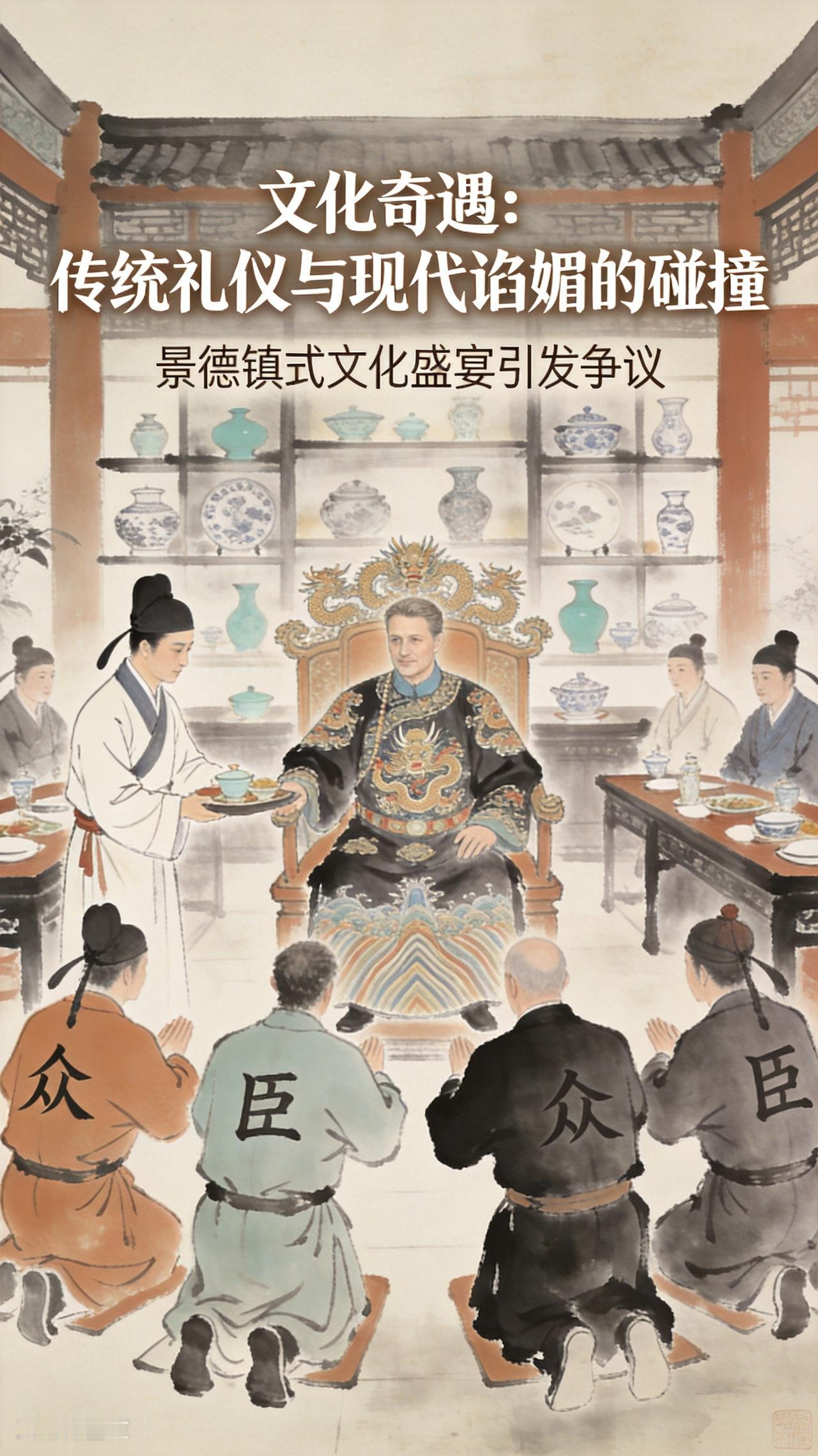 景德镇式“文化奇遇”：当传统礼仪撞上现代“谄媚”，擦出了怎样的火花？
在古老与现