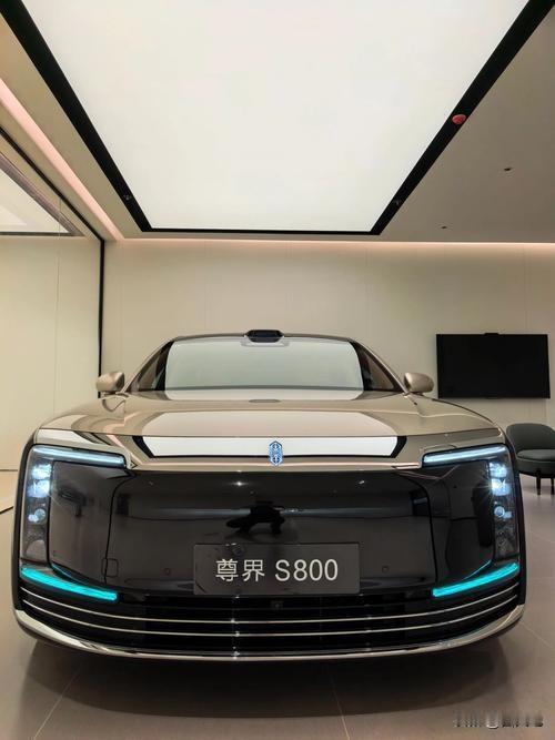 2026年北京车展展出的——尊界S800，以超豪华姿态亮相。
成为中国品牌冲击百