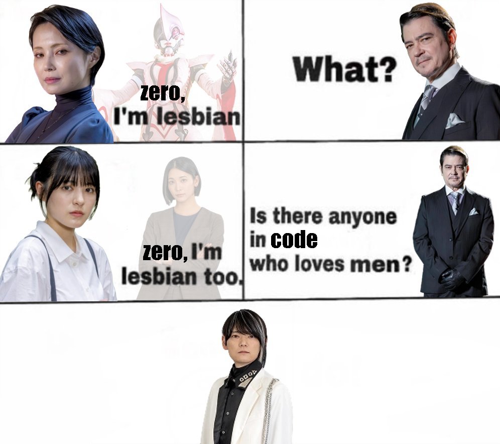 Is there anyone in code who loves men 