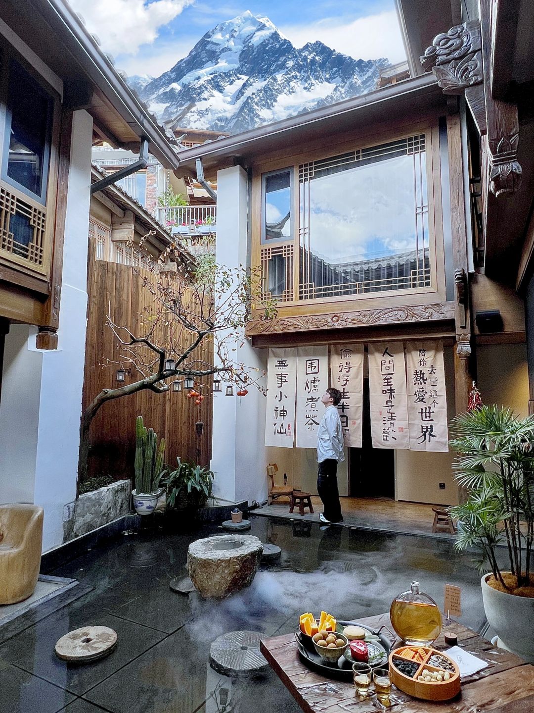 在丽江古城！永远为充满松弛感的茶室心动…