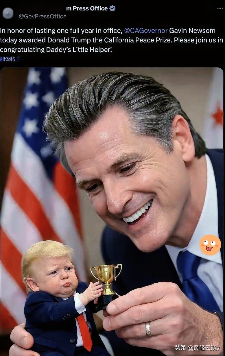 加州州长纽森发言气氛非常激昂，他愤怒地质问美国：“你为什么要炸死伊朗的儿童？”