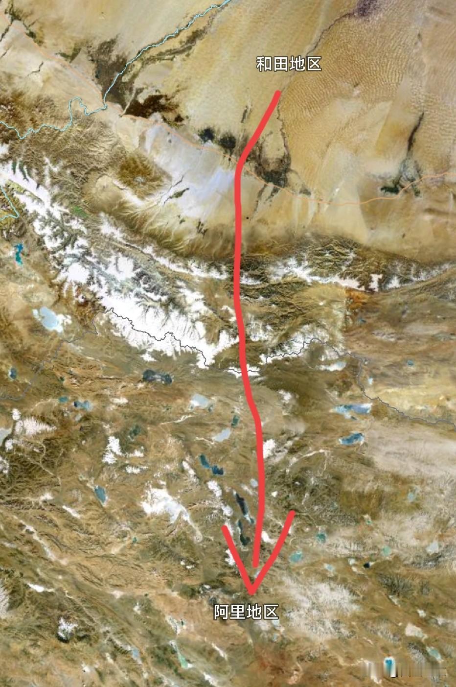 今天才知道，阿里地区属于西藏，阿里军分区却归新疆管。看了地形图才恍然大悟，这是老