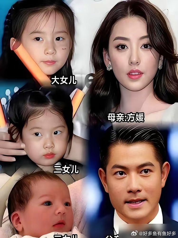 港媒画的饼，上亿豪宅，无限黑卡，就等着郭富城生儿子。 结果呢？三胎落地，是个女儿