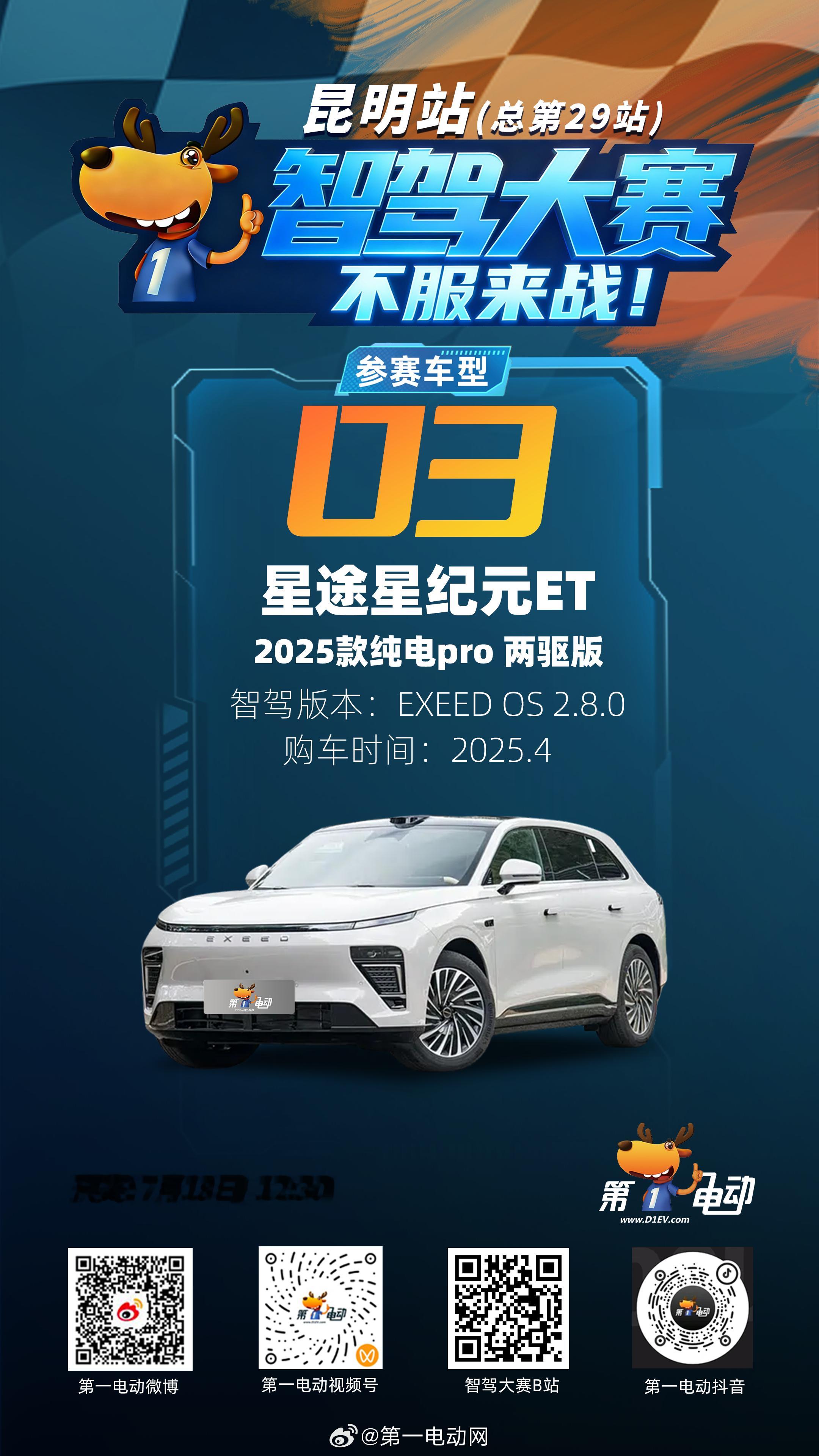 第二届中国智驾大赛第二届智驾大赛  6月刚在天津比完，这次又转战昆明天津的路啊，