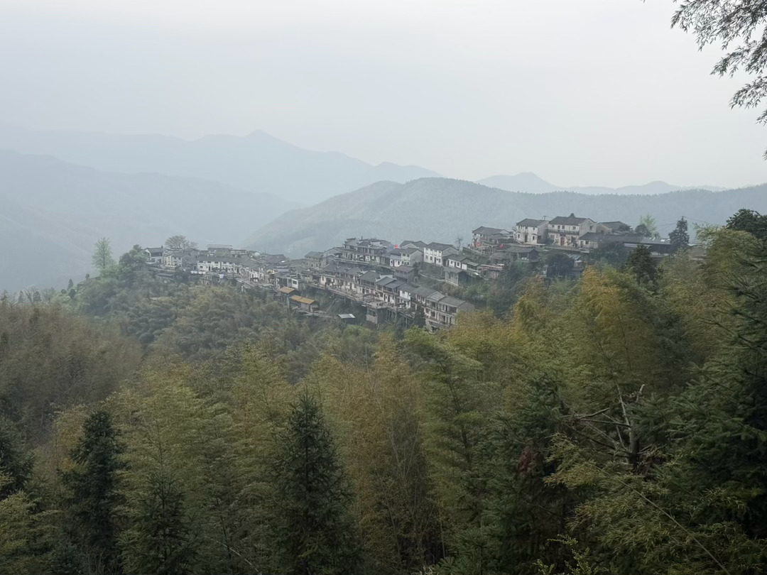 云雾漫山脊，人在云深处。来黄山基地快四年了，一直心心念念想来木梨硔看云上村落，昨