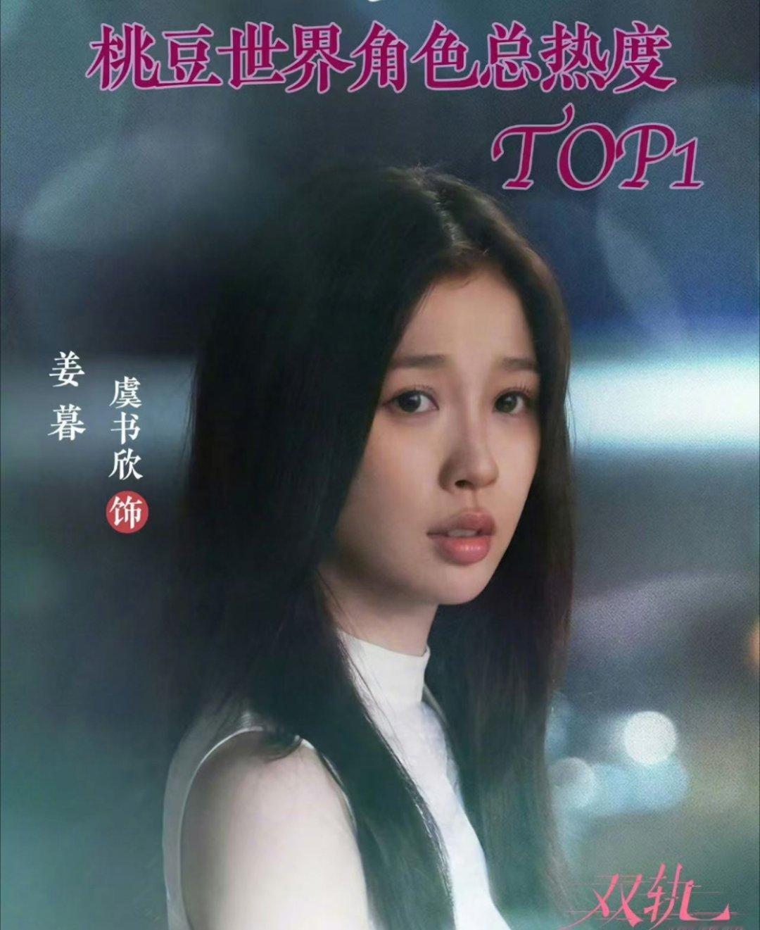 姜暮角色热度破10亿，登顶🥝全站历史top1🐟和🐟丝还是这么能打虞书欣姜暮