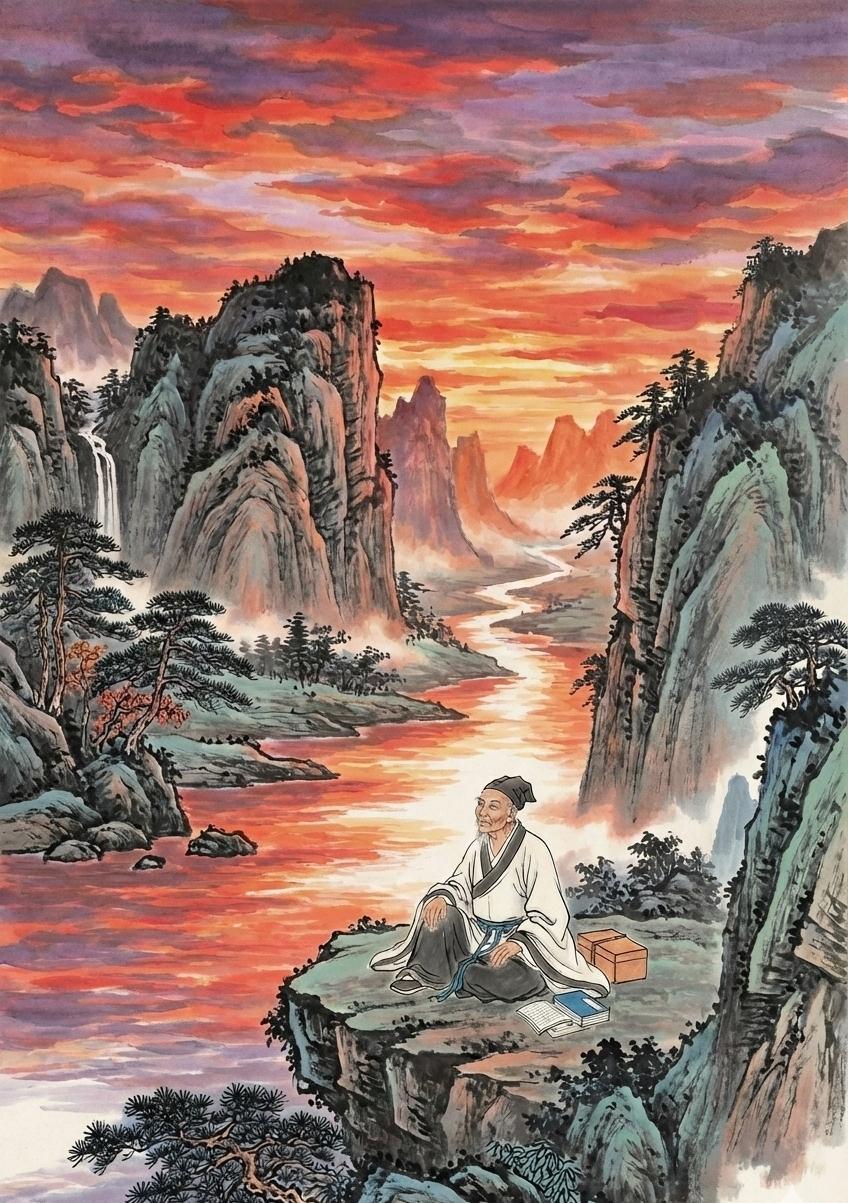 工笔山水画欣赏