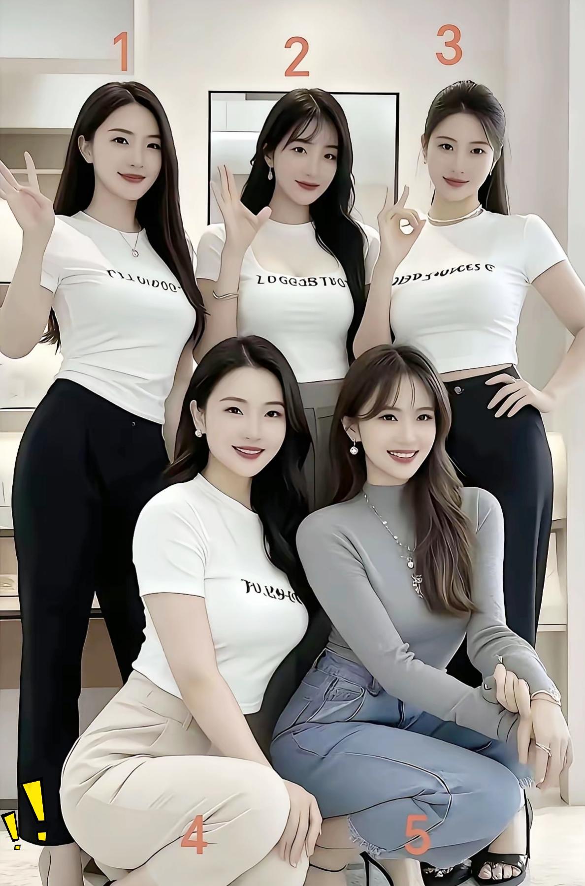 谁能仅凭一张照片分清，姑娘们私下的真实生活？图里五位长相身形都十分出众，单看外表
