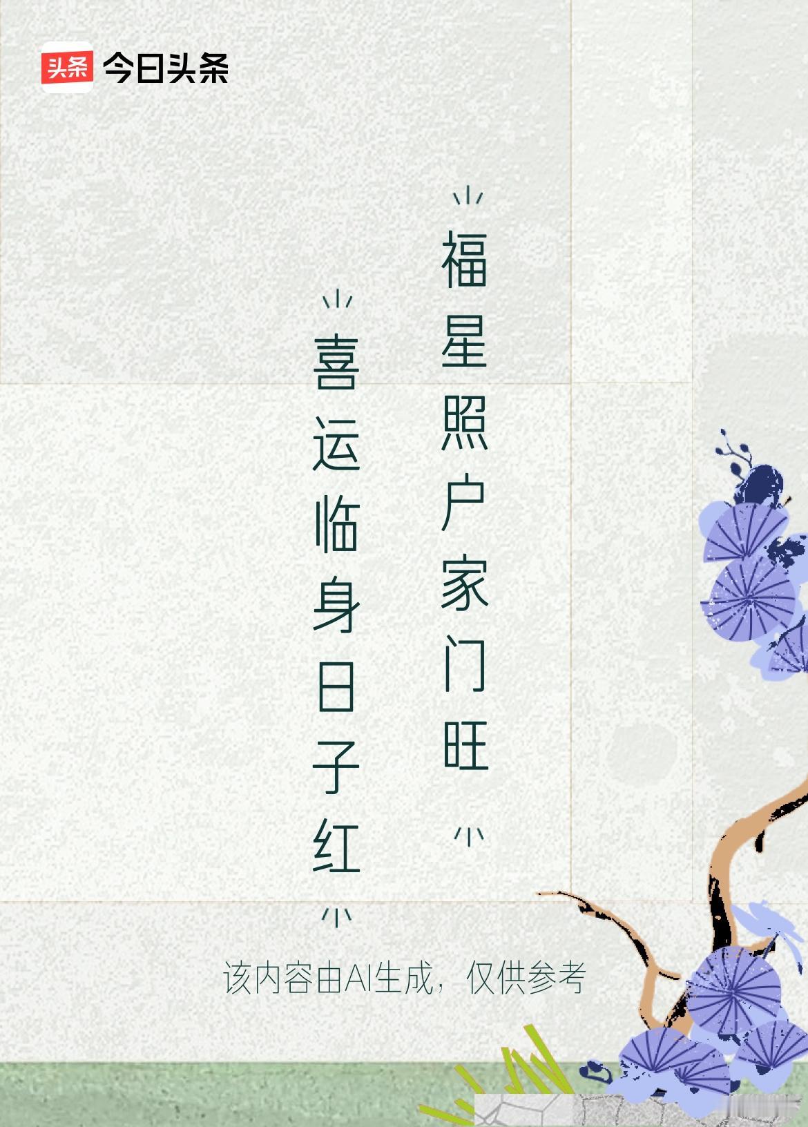 文学创作大会 这副对联“喜运临身日子红，福星照户家门旺”对仗工整，寓意超棒！喜运