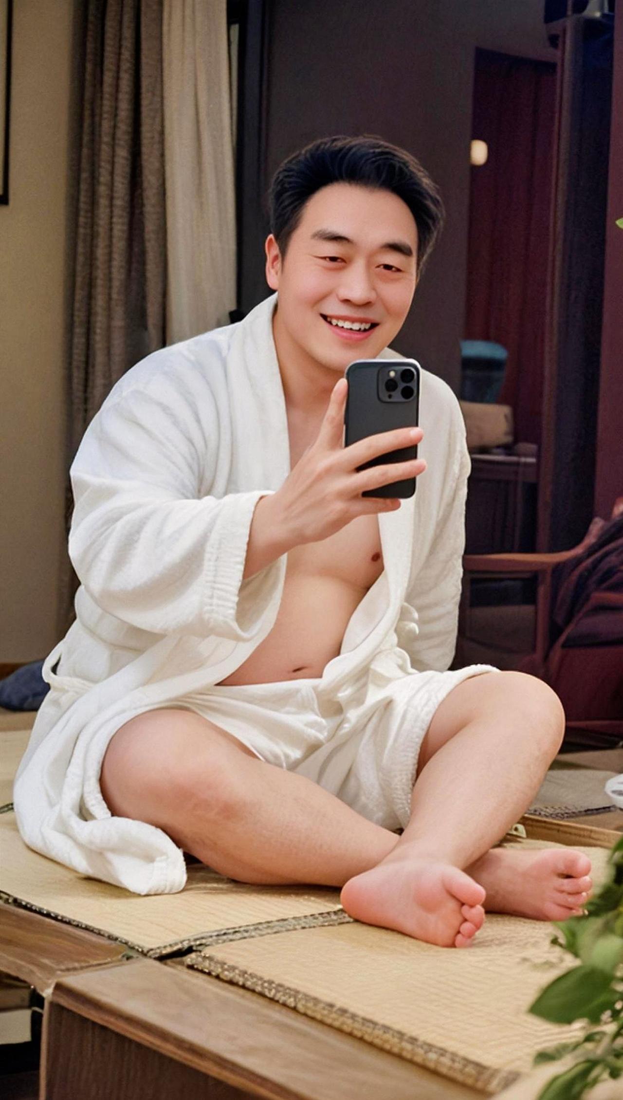 慵懒的午后，阳光洒在柔软的沙发上，手捧一杯热茶，享受片刻的宁静。手机里传来好友的