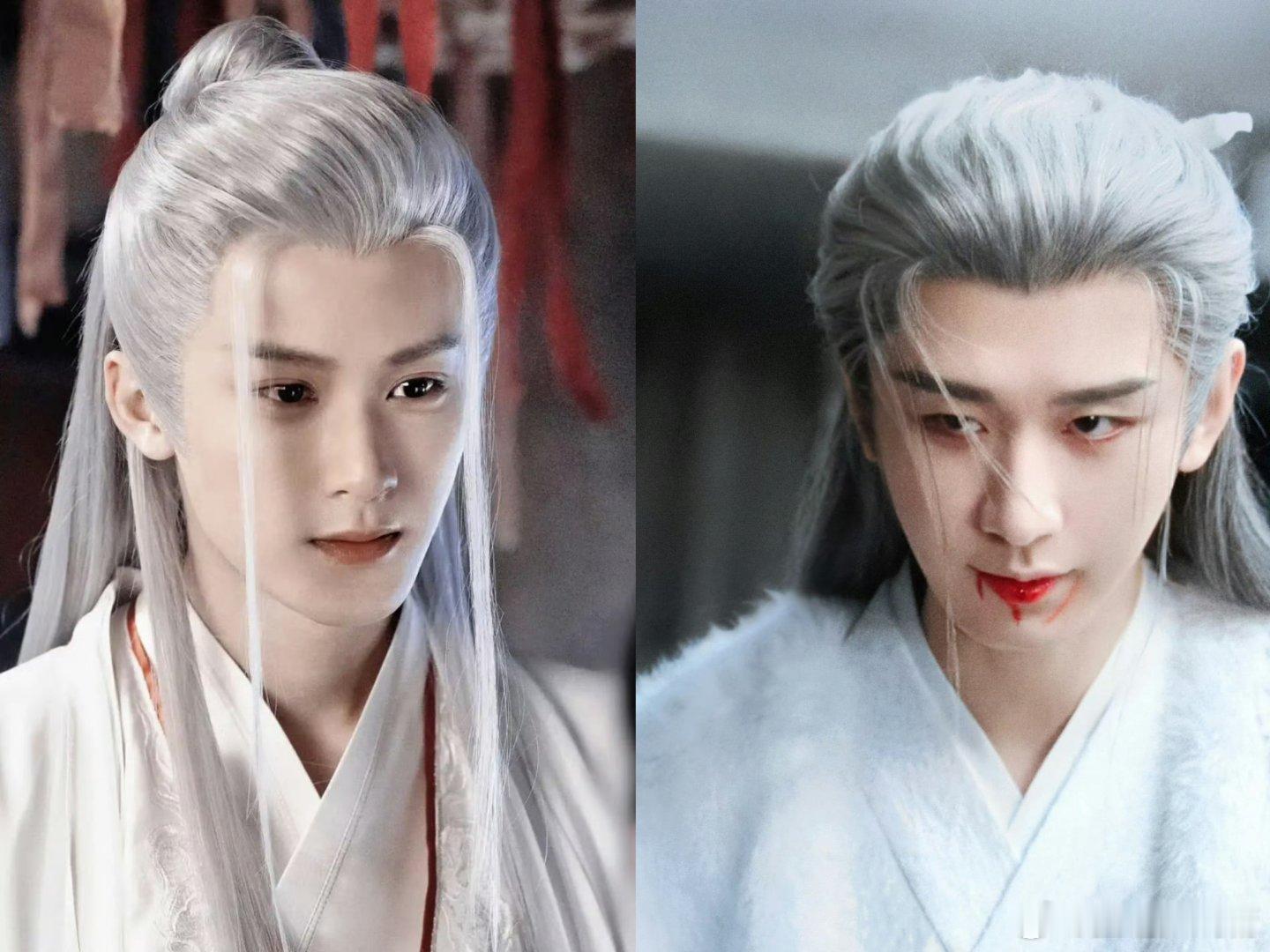 檀健次成毅粉丝正在争夺白发第一美又不是一个赛道了，不知道粉丝