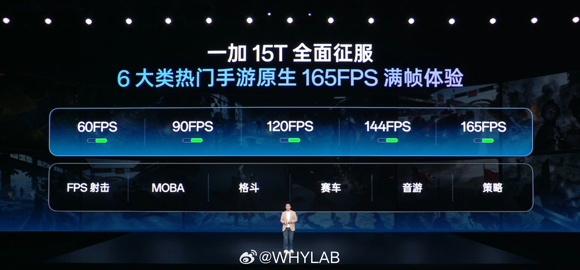 一加 15T 是目前行业唯一支持 165Hz 高刷的小屏手机，主流射击类游戏基本