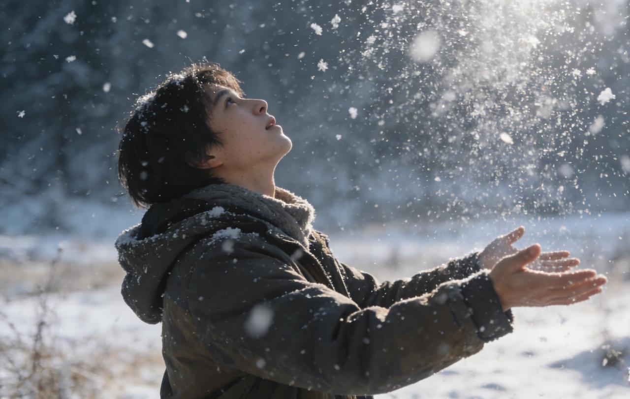 河南驻马店的雪下的迟一点，但寒潮如期而至，天真的冷起来了！