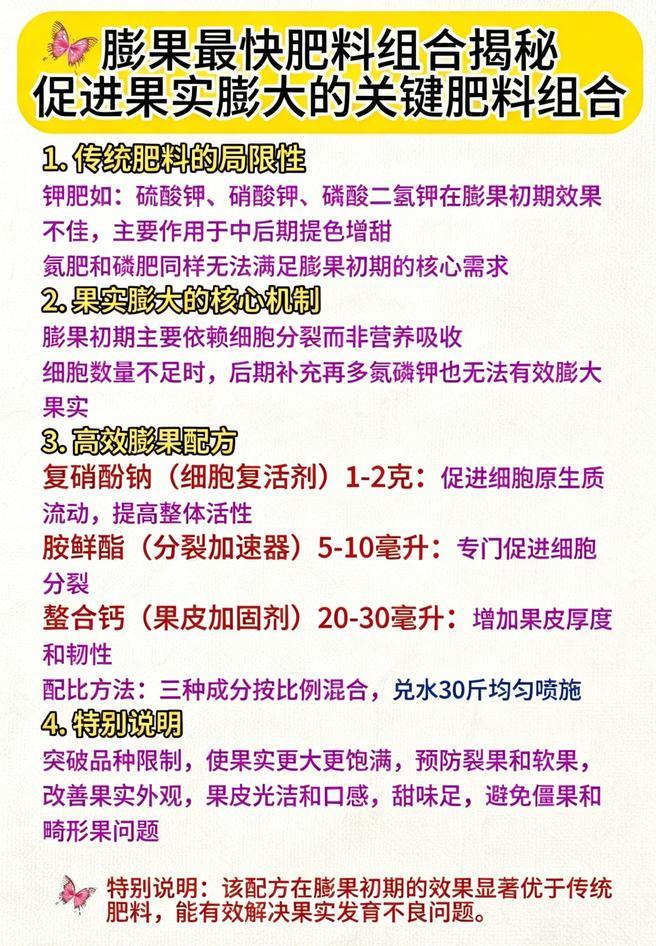 果子总长不大？赶紧用对膨果肥，半个月大变样！
你是不是也这样：花了几个月伺候瓜果