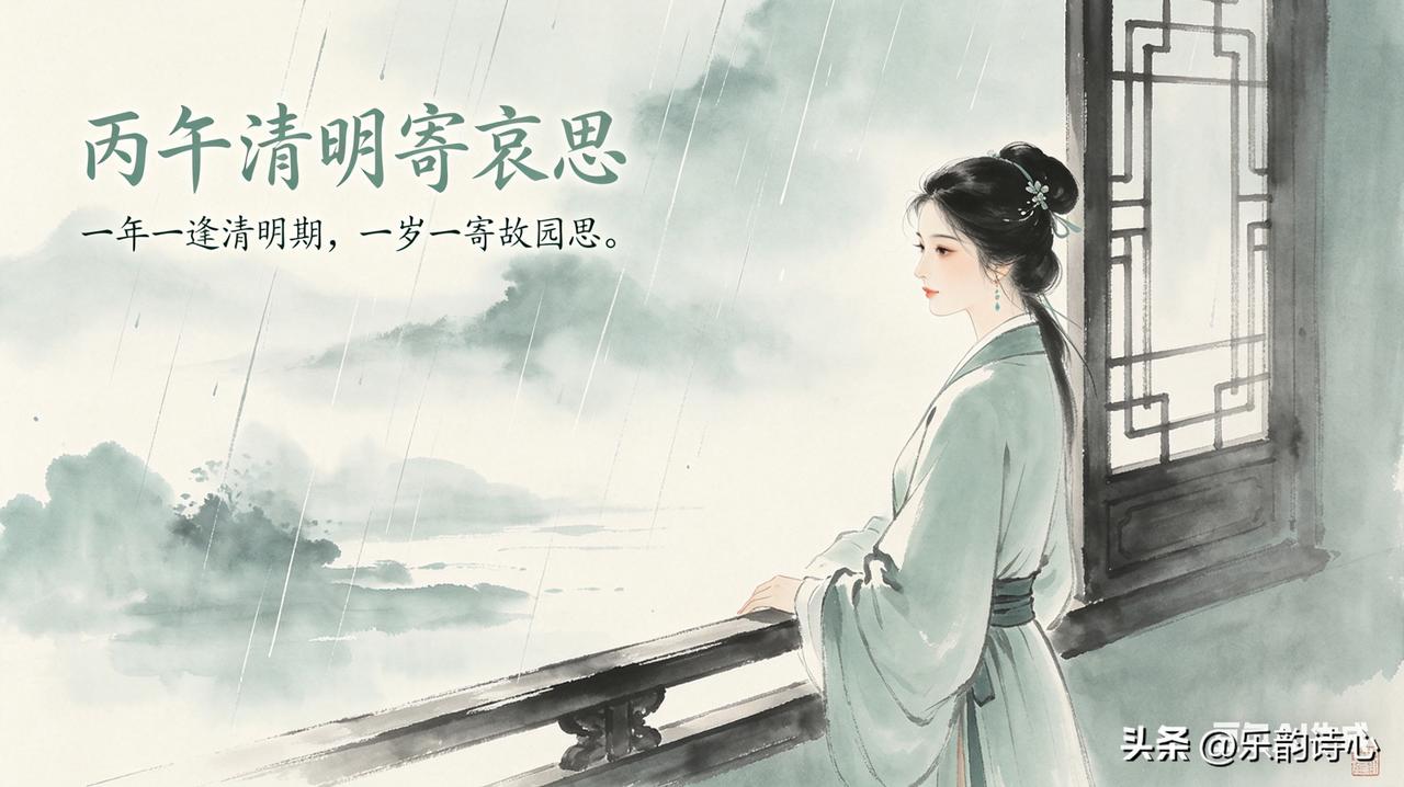 《丙午清明寄哀思》乐韵诗心原创诗词:
一年一逢清明期，
一岁一寄故园思。
遥闻乡