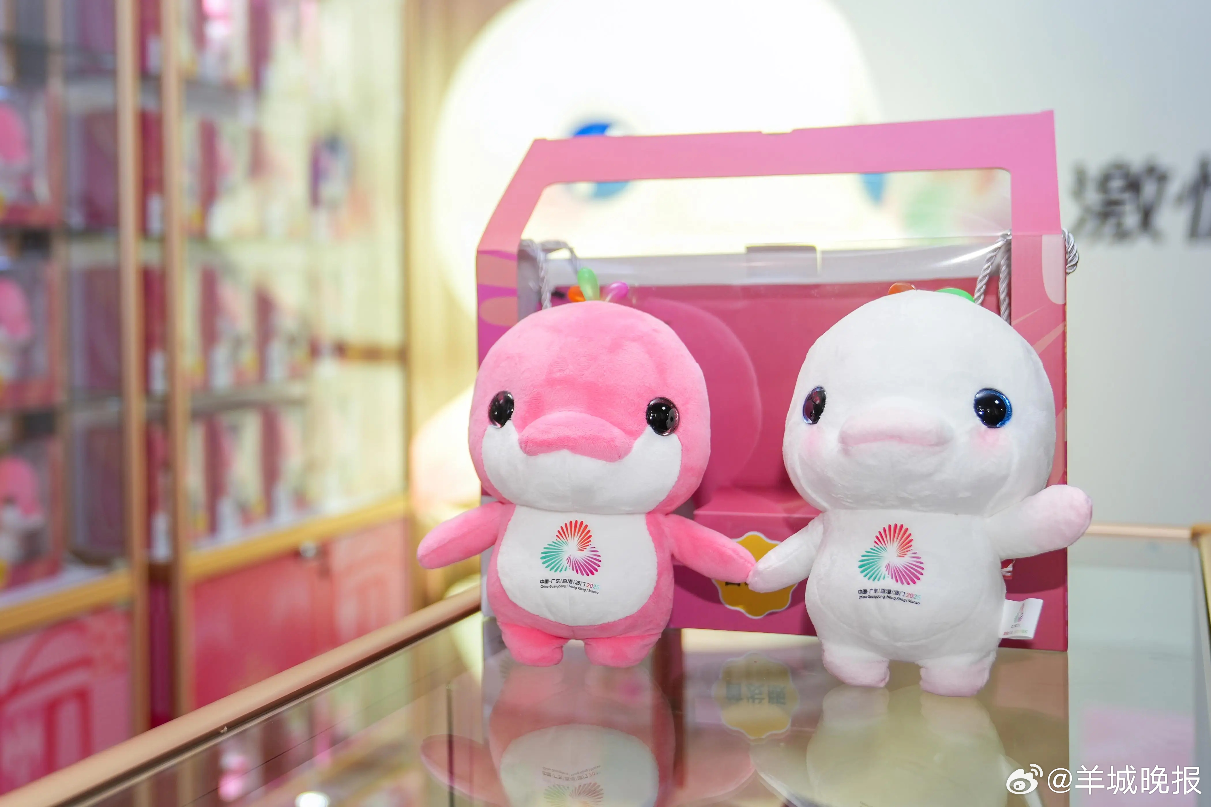 #来这里买十五运吉祥物# 【十五运会官方特许商品展示店开放，“可爱到发芽”的它们