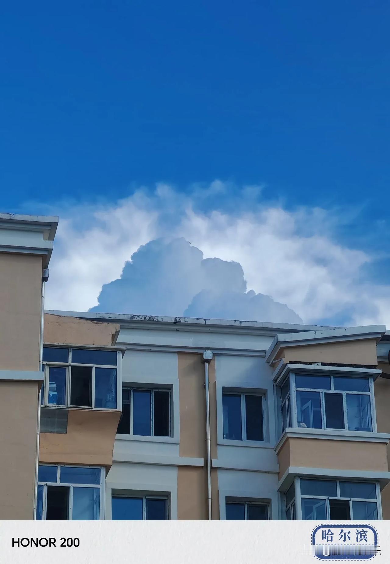 随手一拍的一张天空照