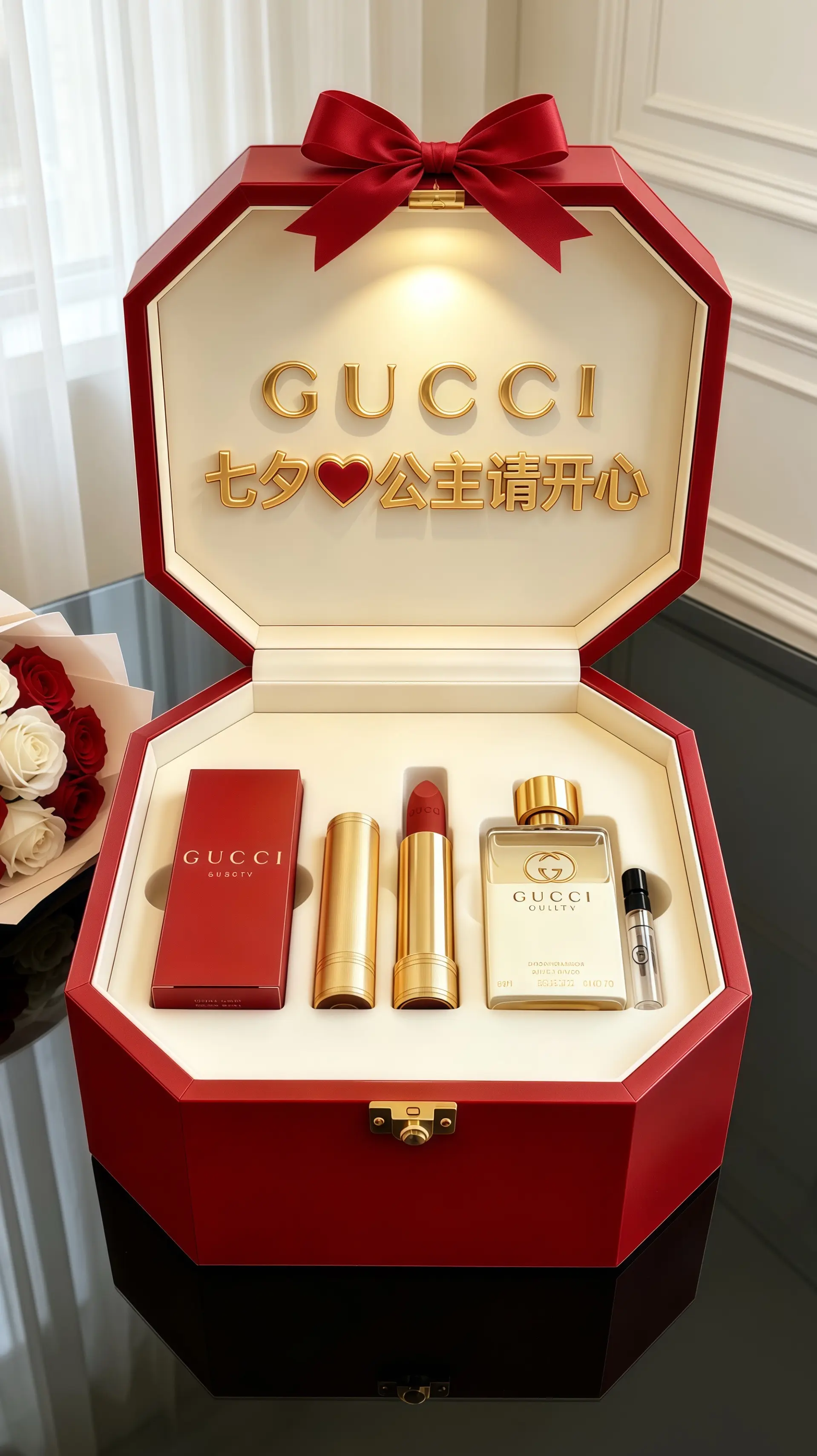 gucci礼盒 女生不能拒绝的礼物 七夕节礼物  女生喜欢收到的礼物 七夕礼物