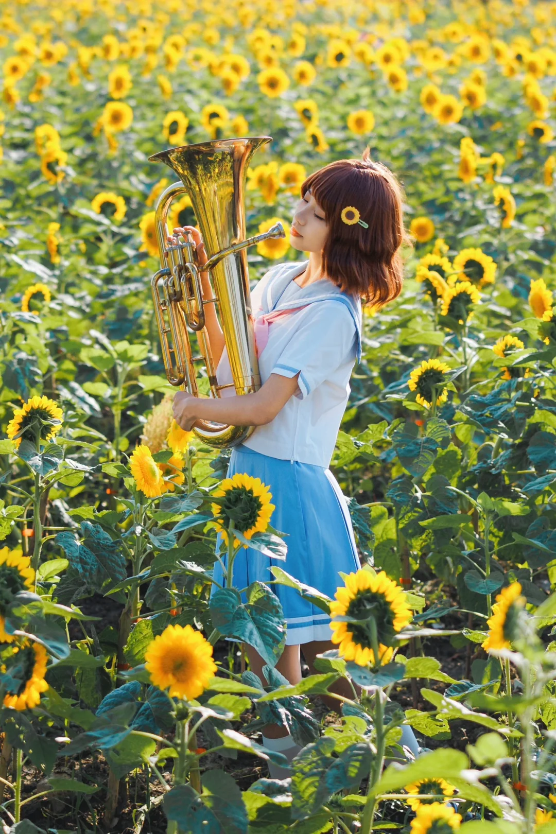 好像看到了久美子本人！不确定？再看一眼！！🌻