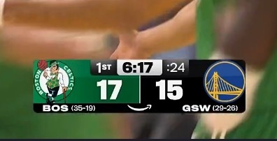 今天还挺好看 梅尔顿 穆迪 今天都很准 凯尔特人vs勇士