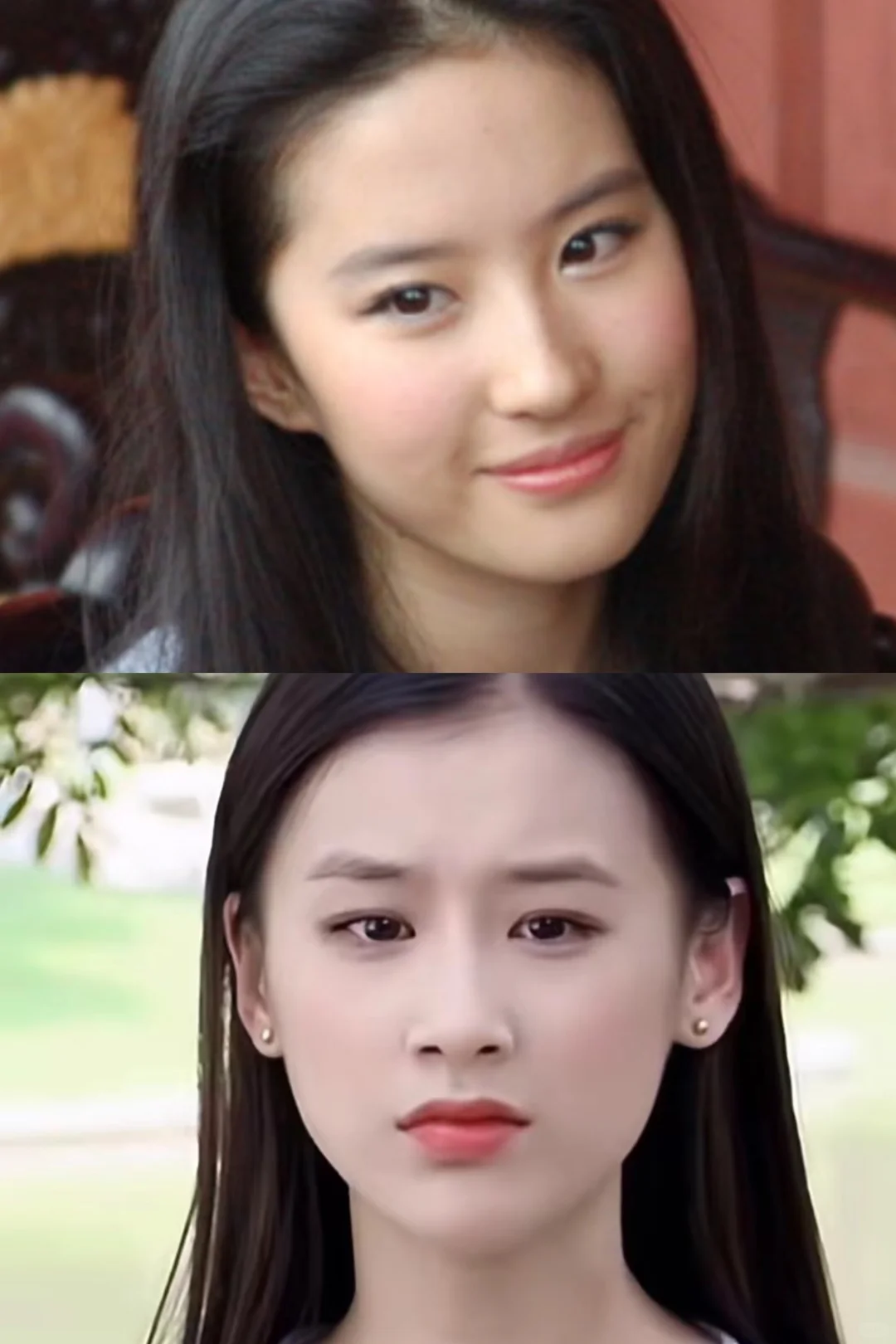 为什么网上老有人说刘亦菲和黄圣依长得像？