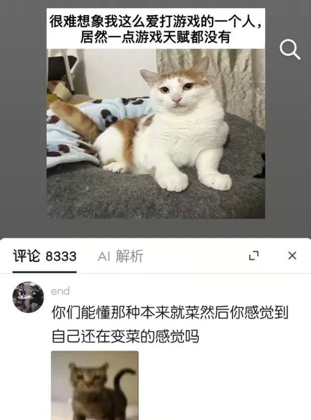 很难想象我这么爱打游戏的一个人，居然一点游戏天赋都没有 