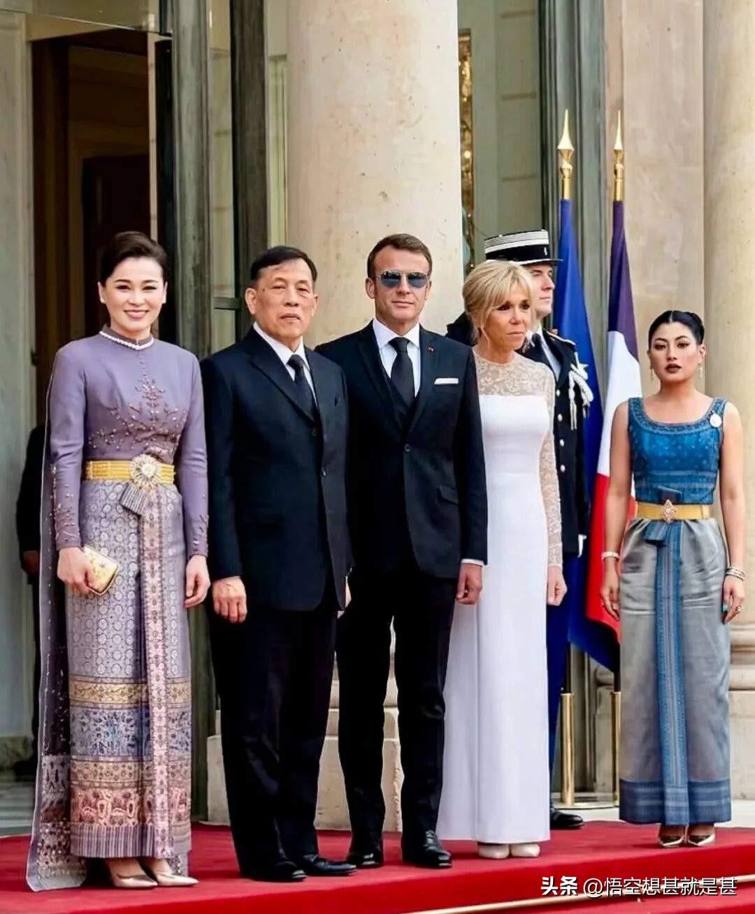 马克龙会见外国贵宾偶有戴着这墨镜与宾馆互动，很多时候让人觉得他有些不礼貌，但是有