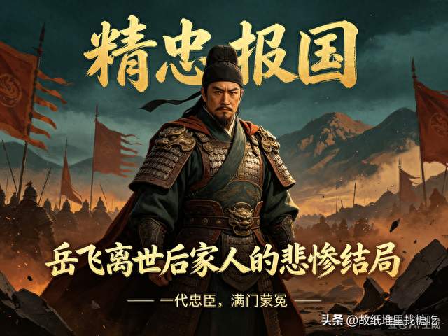 岳飞离世后家人结局如何？一代忠臣蒙难，妻儿老小的命运让人泪目