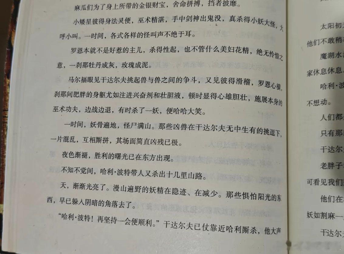 话说少年哈利逢奇厄话说这孩儿名唤哈利·波特，自幼爹娘遭恶巫所害，孤苦无依，寄住在