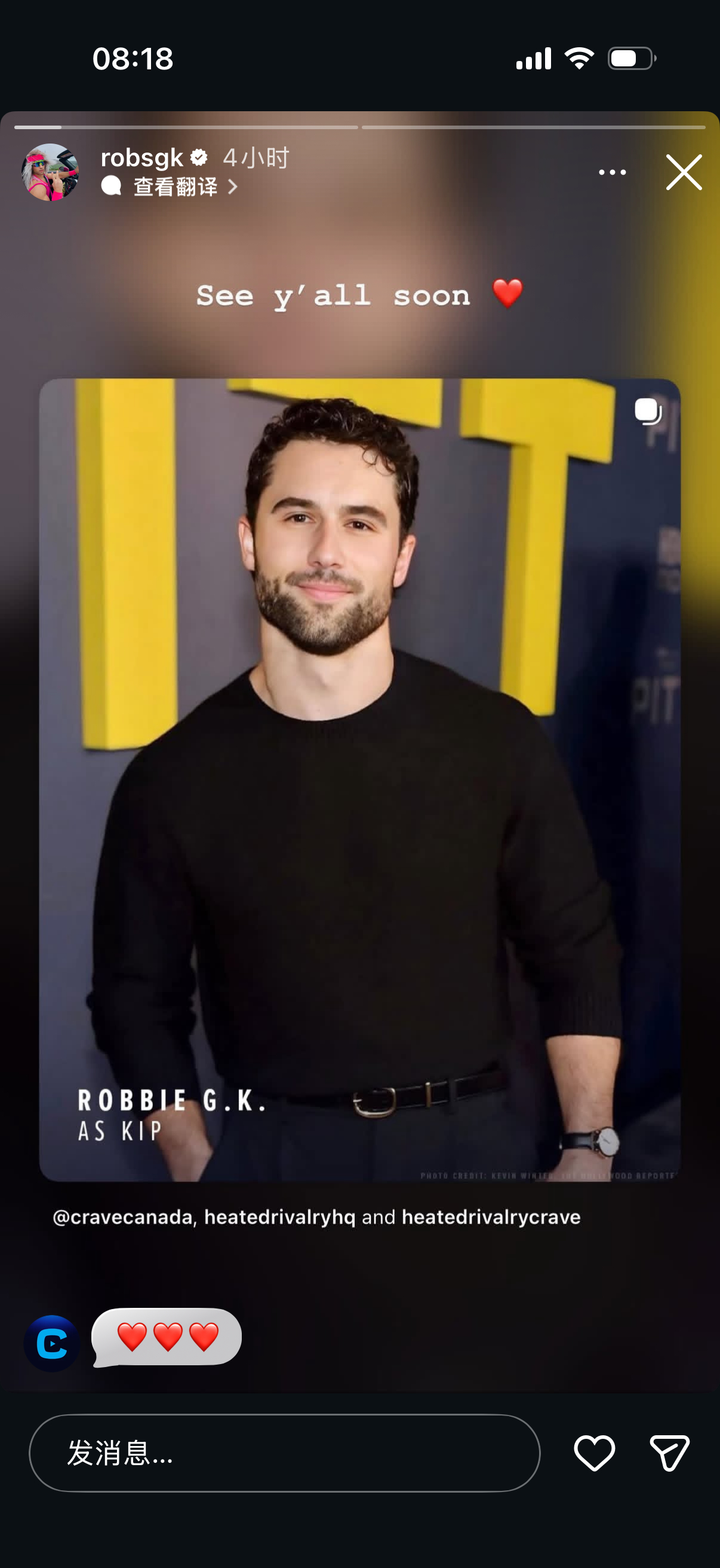 François Arnaud和Robbie G.K.将正式回归《巅峰对决》第二