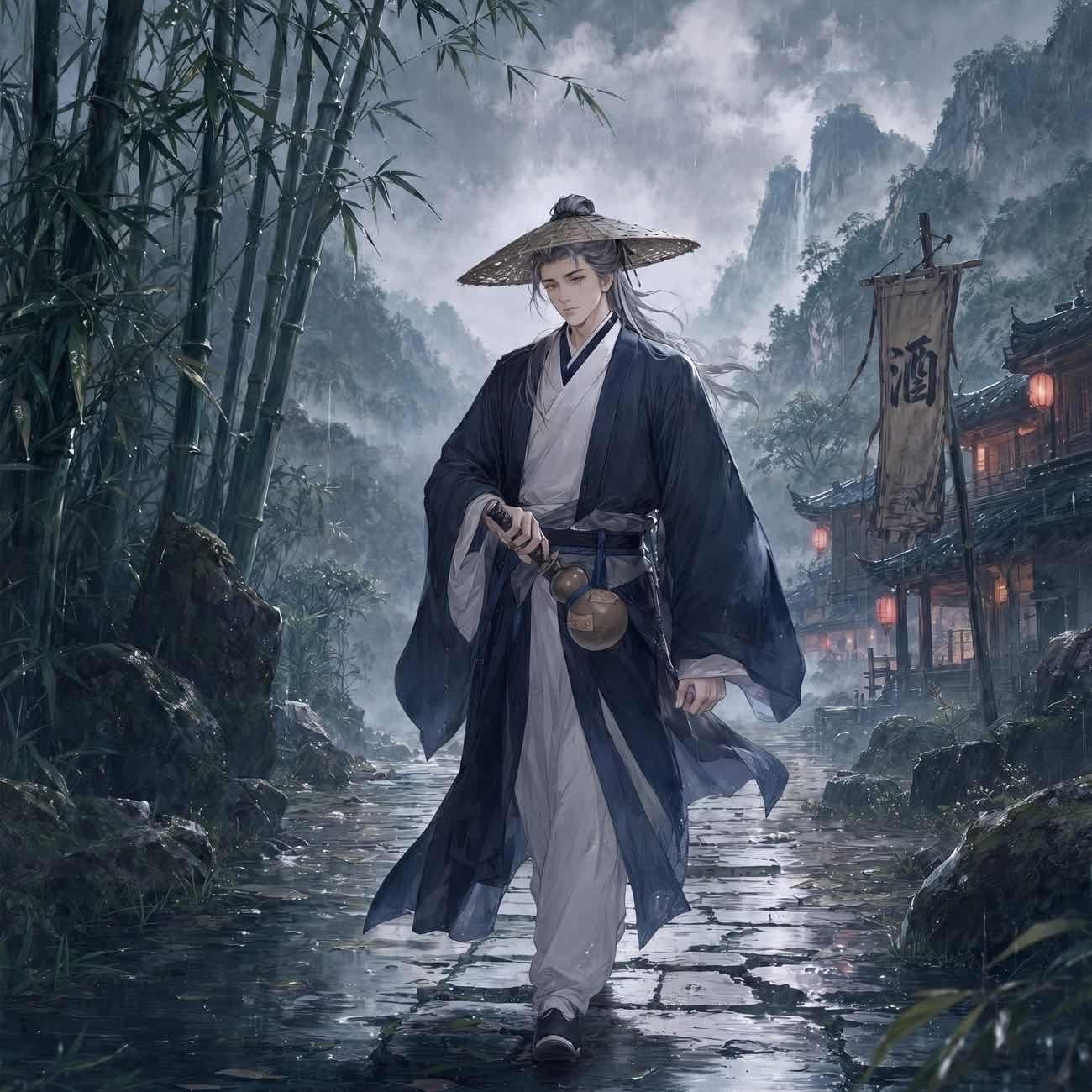 好似故人。 