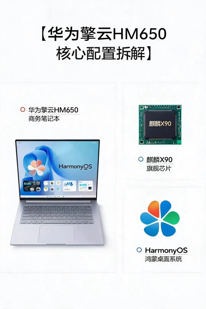 华为擎云 HM650华为擎云HM650官宣10月上市，首款鸿蒙台式机终于来了。搭
