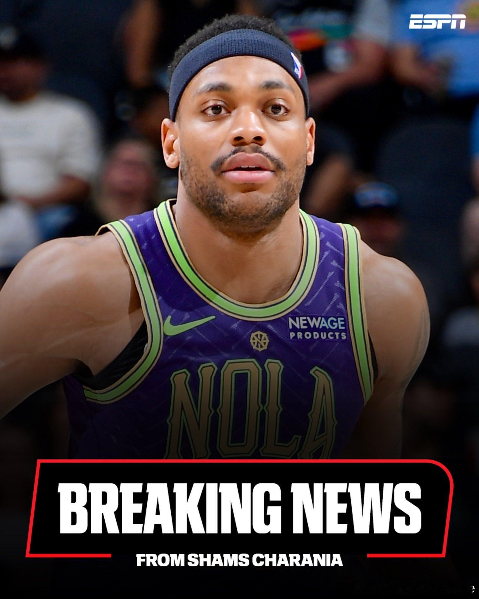 Shams：掘金总冠军赛季成员布鲁斯-布朗一年合同重回丹佛。nba ​​​