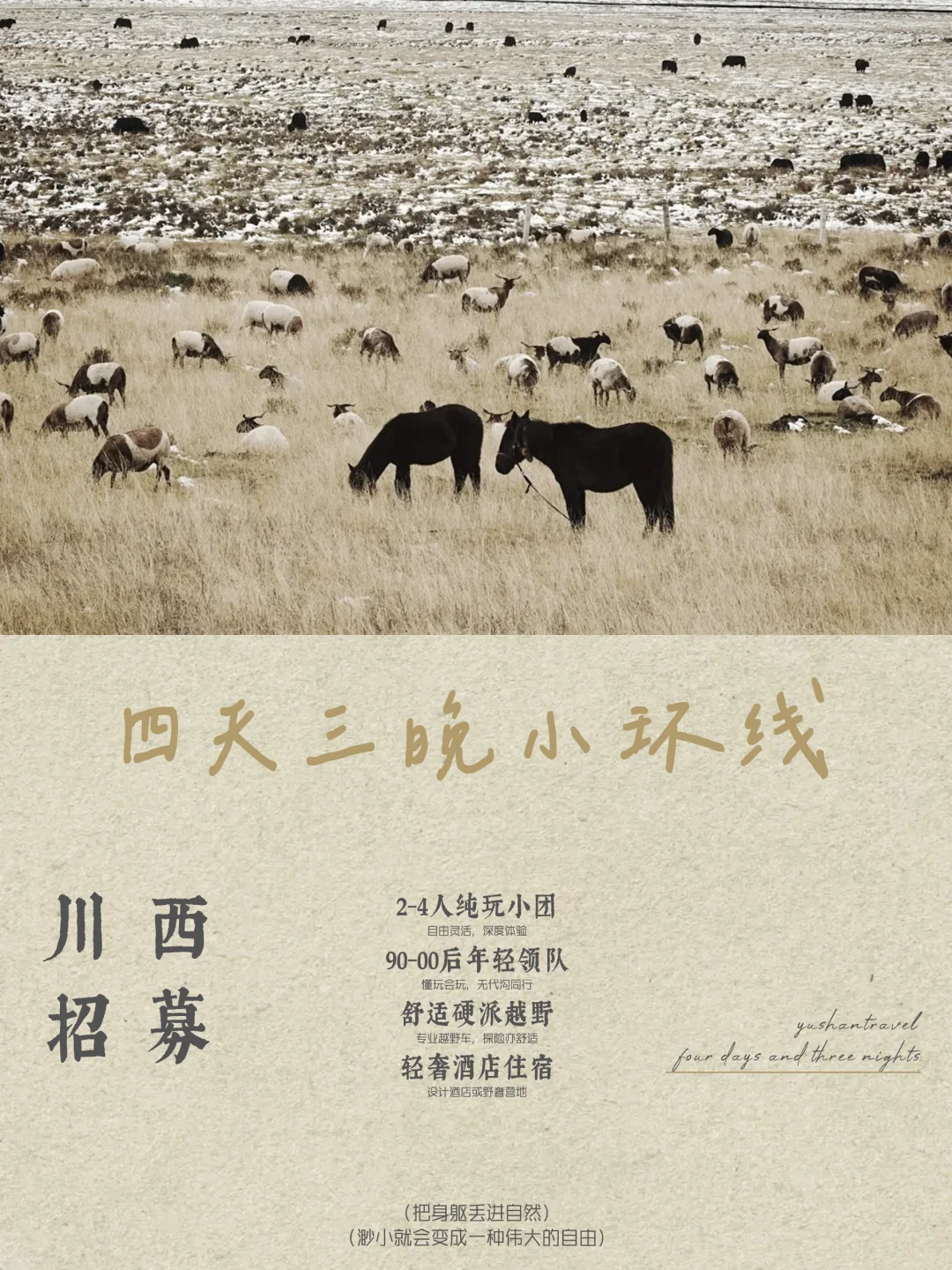 川西招募｜一个属于年轻人的半自由mini小团