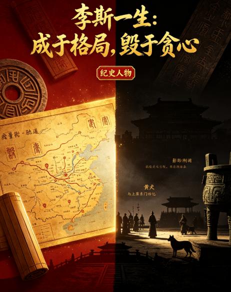 世人皆知李斯是篡改遗诏的奸相，却不知：整个大一统中国的制度，大半都是他亲手造的。