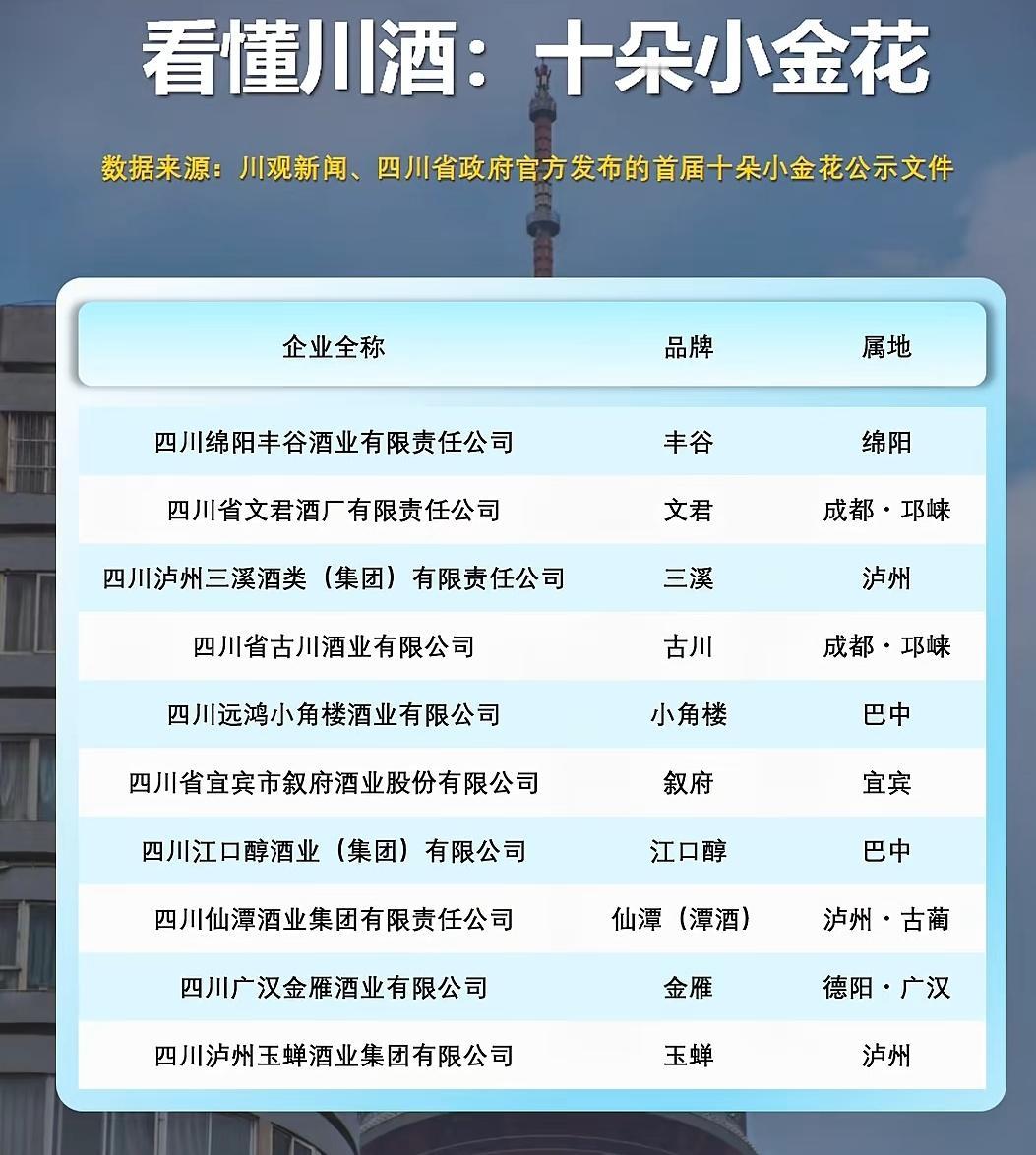 川内川酒十朵小金花曾经也是响当当的名号，在各个地区都是名噪一时，其中以川南为主（