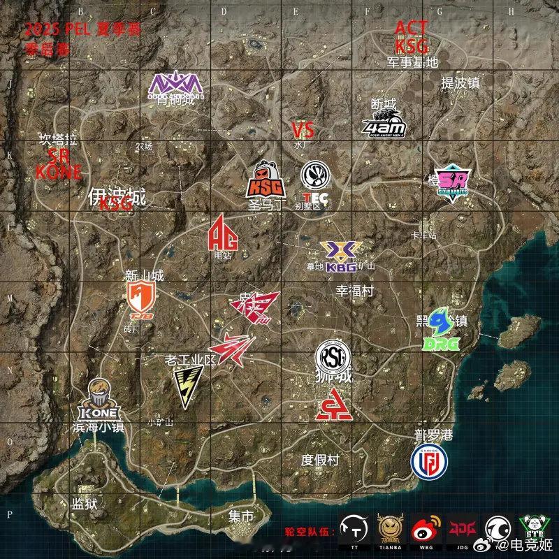 季后赛跳点图来了        kbg全面占领tt跳点，算是半只脚进了，kbg最