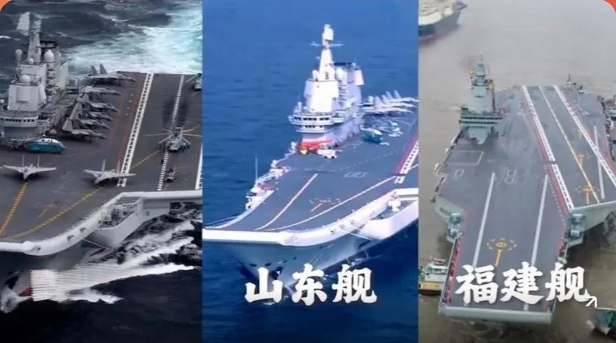 三舰齐辉！中国航母十年三级跳：从改造到领