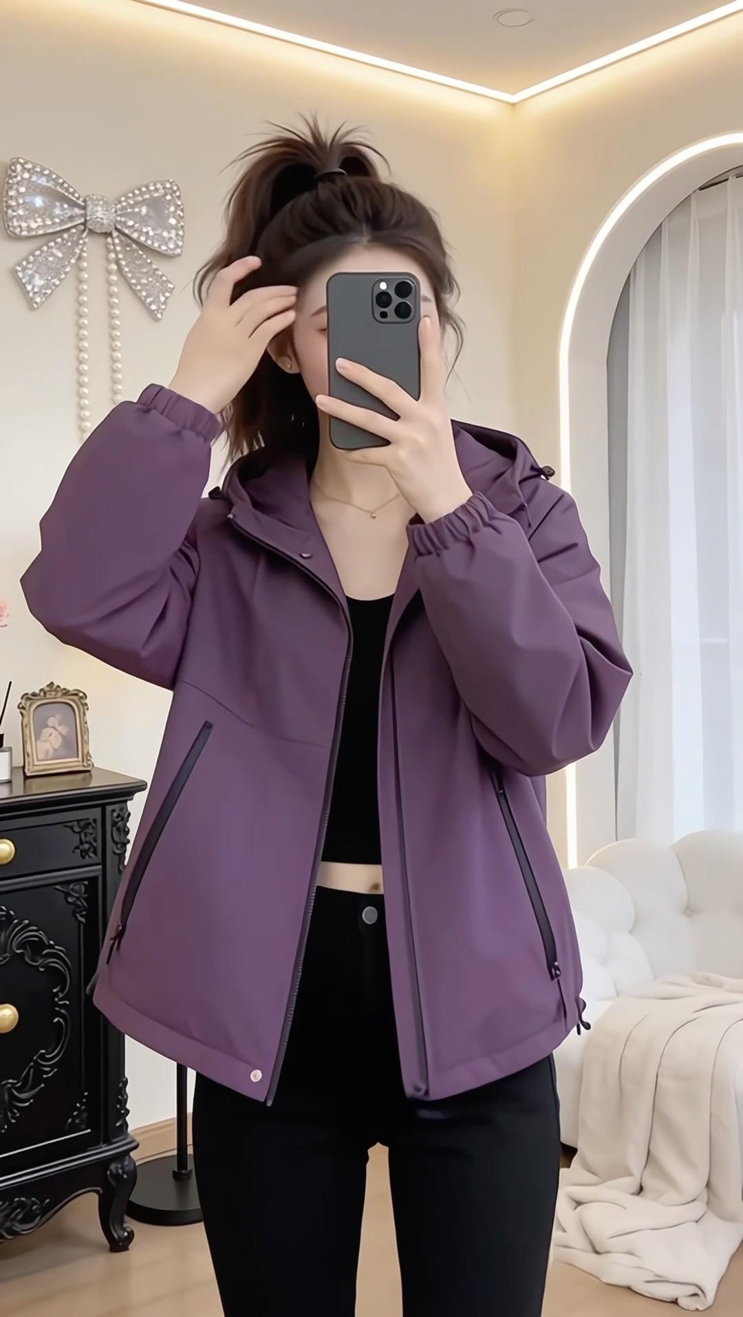 春季宽松夹克外套 宽松百搭