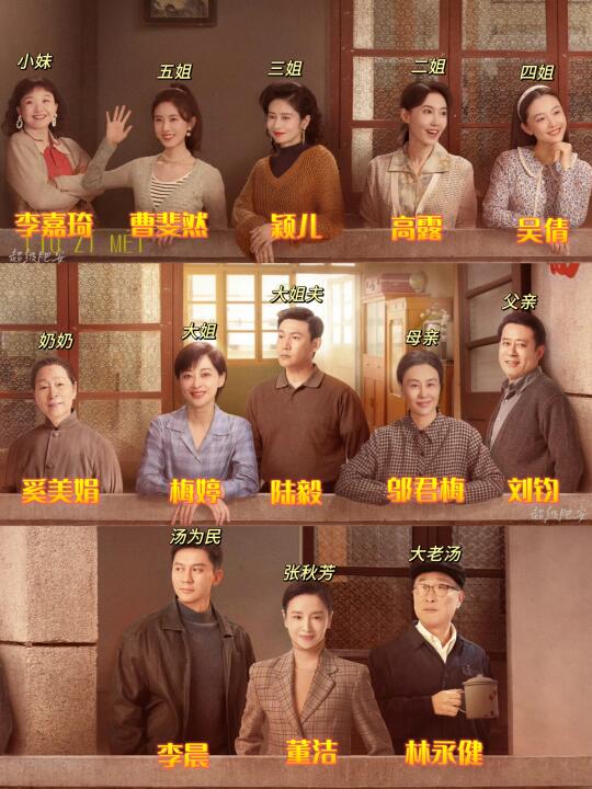 央视开年年代家庭大戏‼️阵容太逆天了‼️